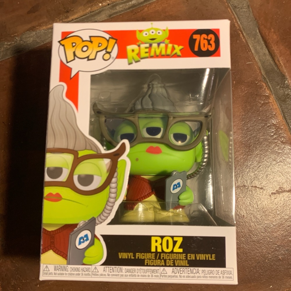 Funko Pop! Remix Roz Figure - Green and Gray